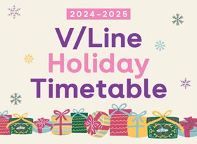 V/Line holiday timetables